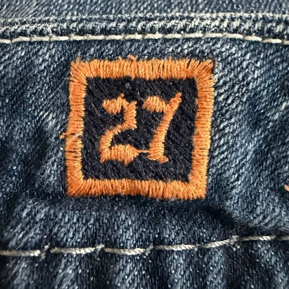 Rock Revival Scarlett Easy Shorts Rhinestones Denim Shorts E8200EH27 Size 27 - Picture 8 of 12